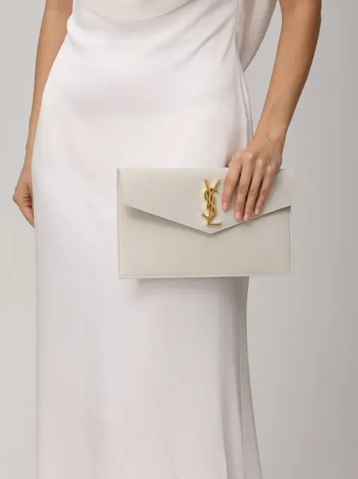 Клатч кожаный SAINT LAURENT