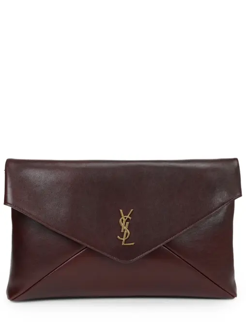 Клатч кожаный Cassandre SAINT LAURENT