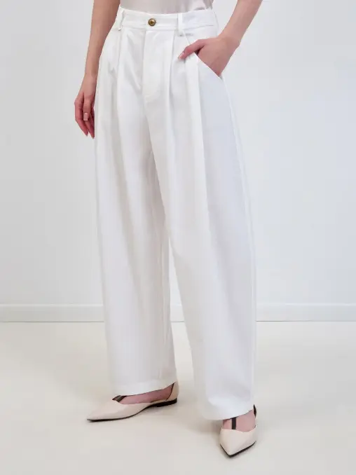 Брюки Baggy хлопковые BRUNELLO CUCINELLI