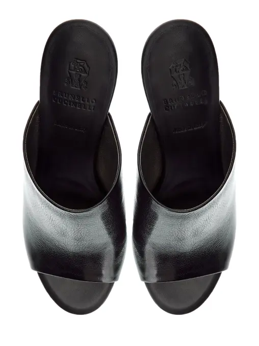 Мюли кожаные BRUNELLO CUCINELLI