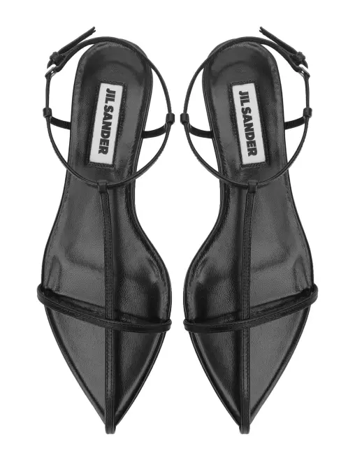 Сандалии кожаные JIL SANDER