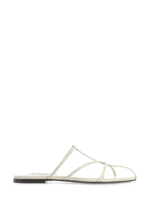 Шлепанцы кожаные JIL SANDER