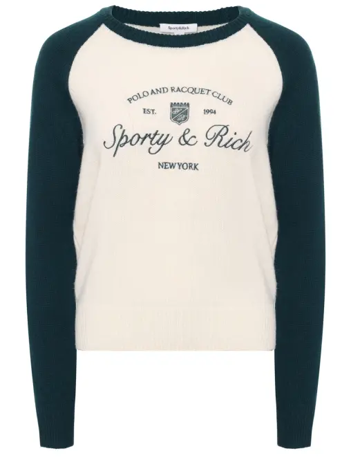 Джемпер из кашемира и шерсти SPORTY & RICH