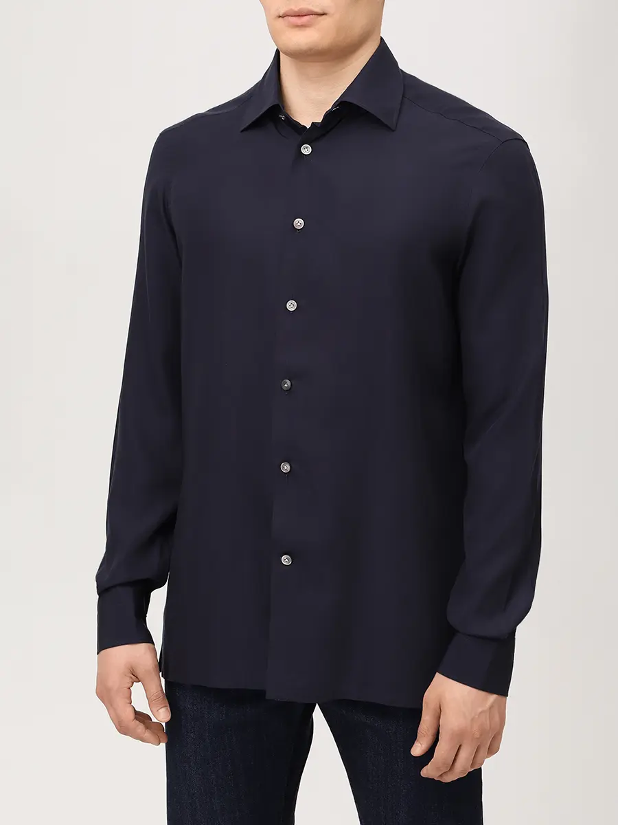 Рубашка Slim Fit из лиоцелла