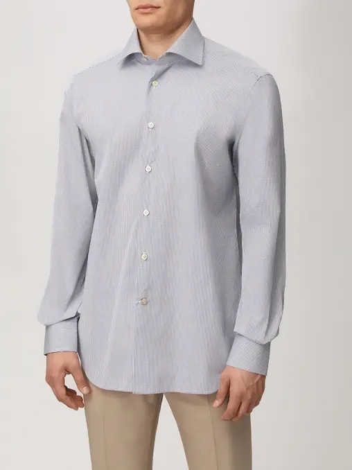 Рубашка Slim Fit хлопковая KITON
