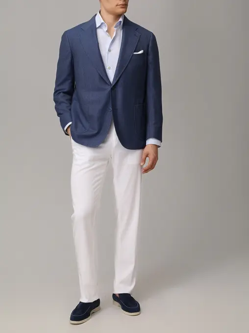 Рубашка Slim Fit хлопковая KITON