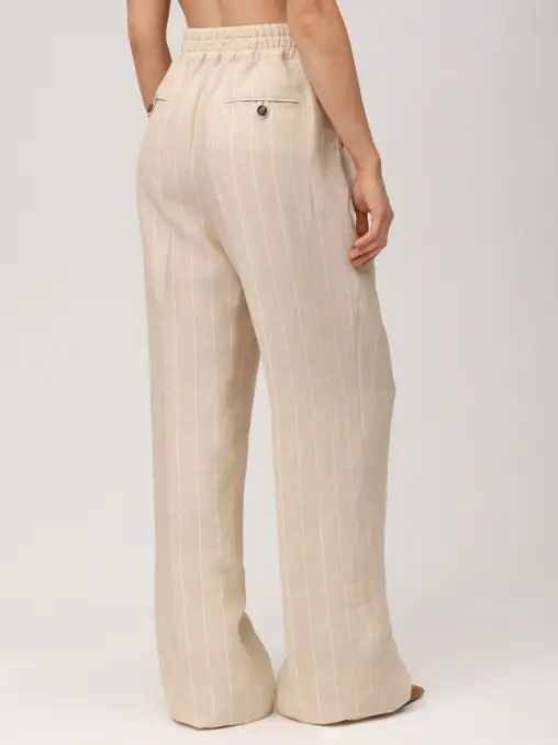 Брюки льняные KITON