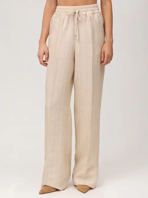 Брюки льняные KITON