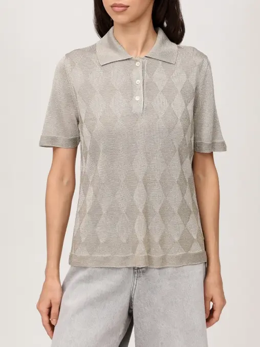 Поло из вискозы GRAN SASSO