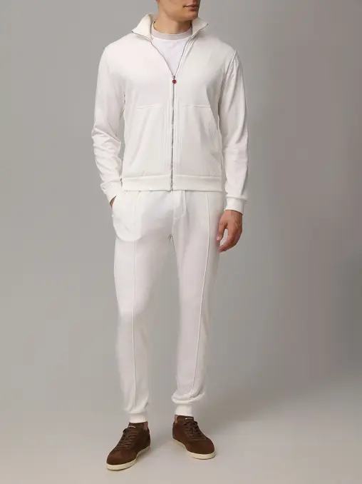 Костюм из хлопка и шелка KITON