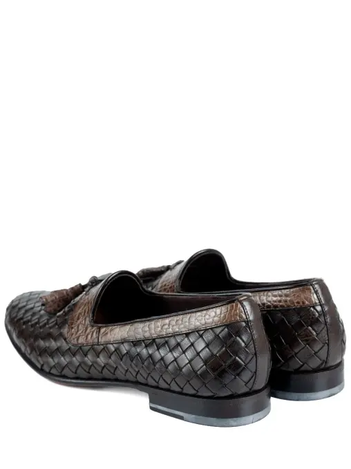Лоферы кожаные SANTONI