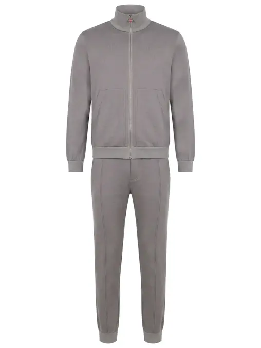 Костюм из хлопка и шелка KITON