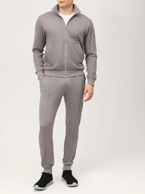 Костюм из хлопка и шелка KITON