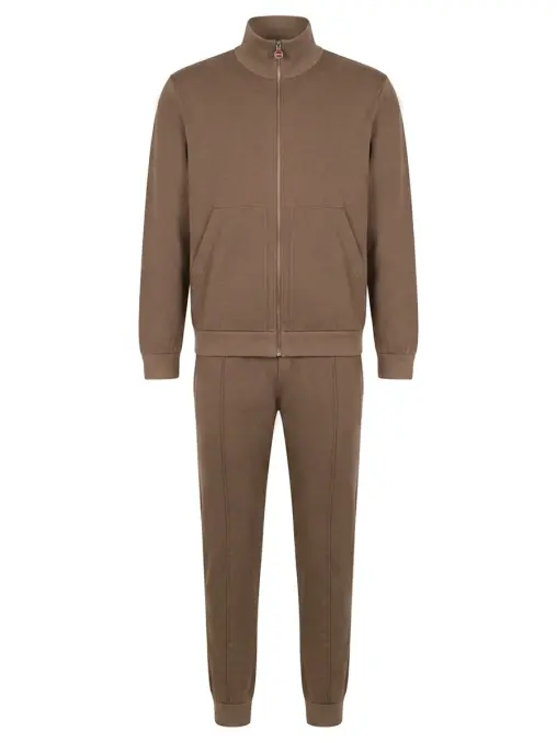 Костюм из хлопка и шелка KITON
