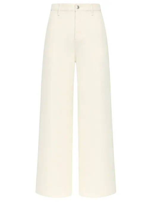 Брюки из хлопка и льна 7 FOR ALL MANKIND