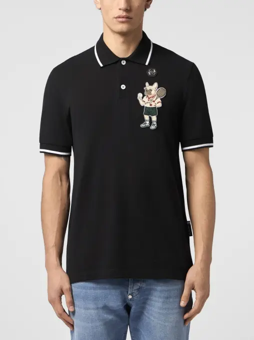 Поло хлопковое PHILIPP PLEIN