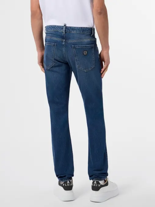 Джинсы хлопковые PHILIPP PLEIN