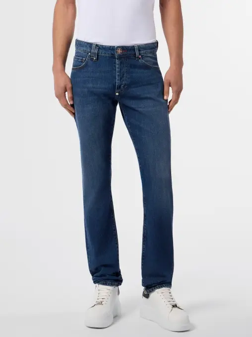 Джинсы хлопковые PHILIPP PLEIN