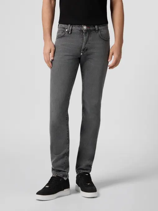 Джинсы хлопковые PHILIPP PLEIN