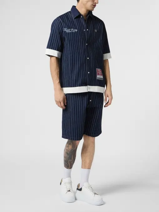 Шорты хлопковые PHILIPP PLEIN