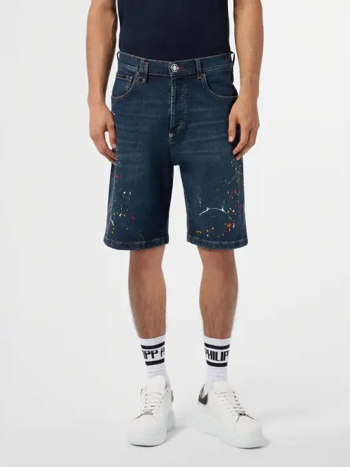 Шорты джинсовые PHILIPP PLEIN