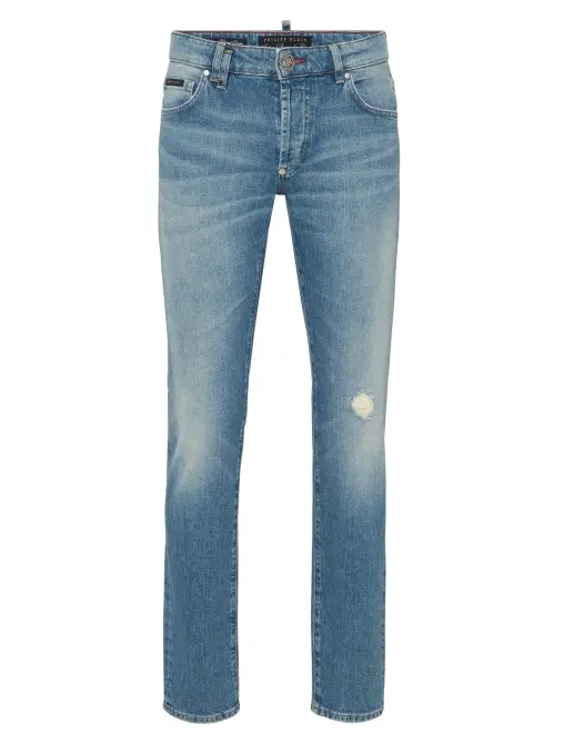 Джинсы хлопковые PHILIPP PLEIN