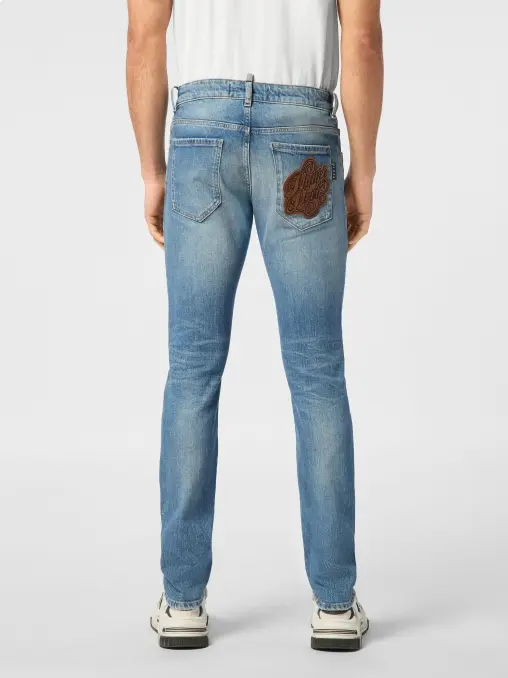 Джинсы хлопковые PHILIPP PLEIN