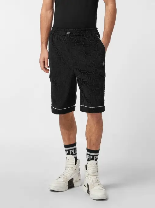Шорты хлопковые PHILIPP PLEIN