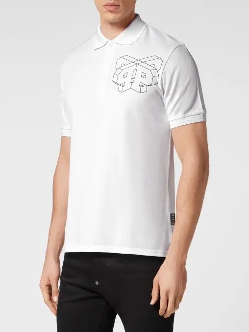 Поло хлопковое PHILIPP PLEIN