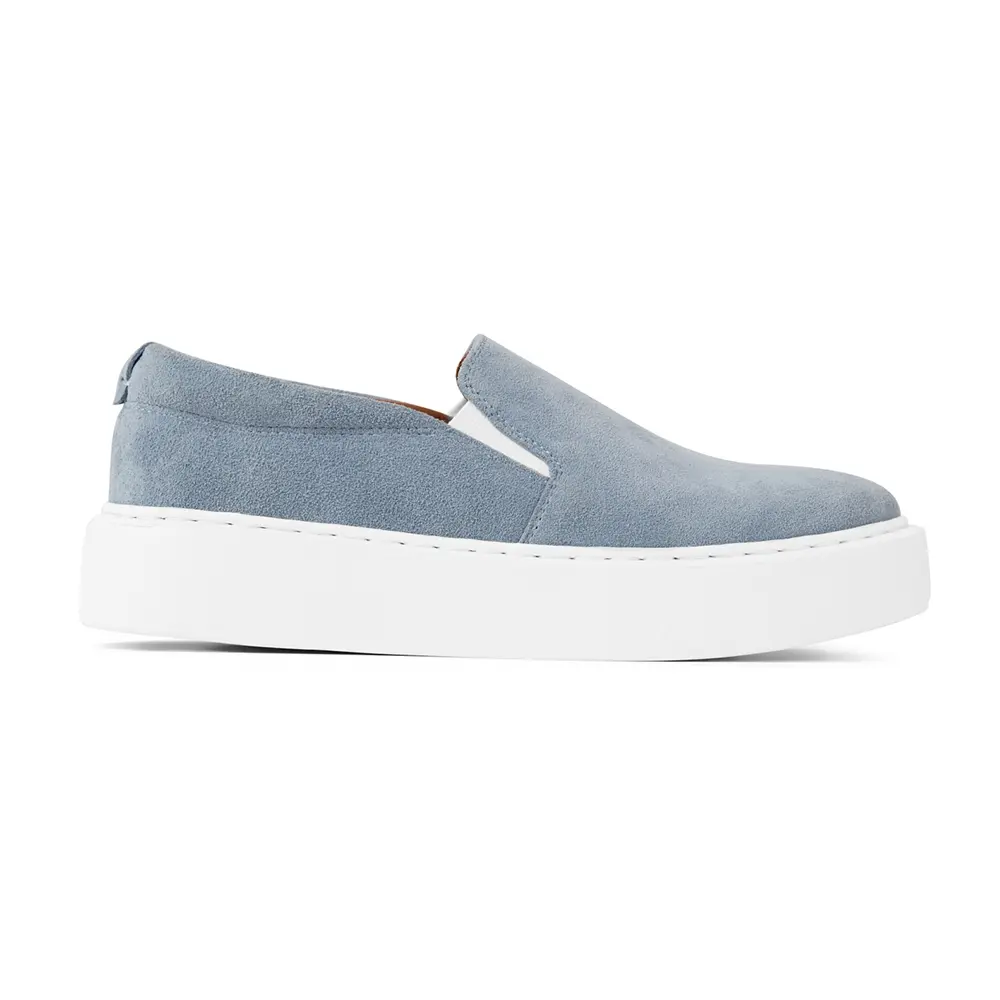 Слипоны замшевые Miorka Azzurro
