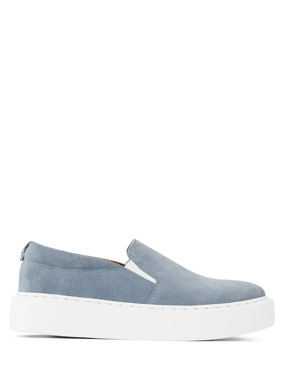 Слипоны замшевые Miorka Azzurro