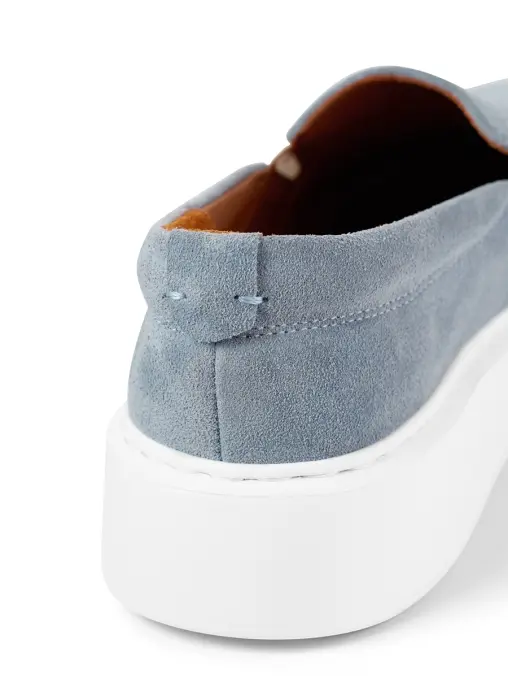 Слипоны замшевые Miorka Azzurro PONZA