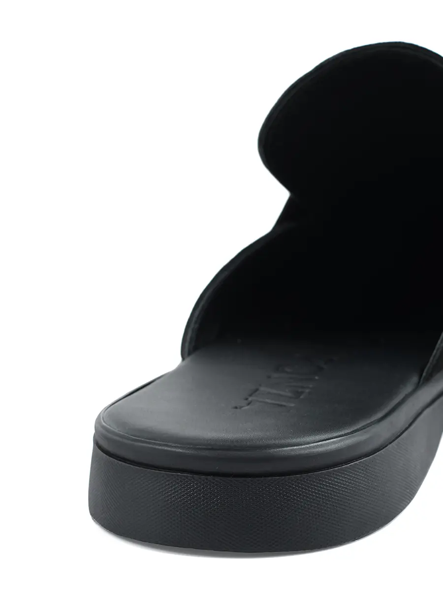 Мюли замшевые Prato black suede 2