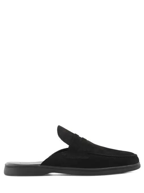 Мюли замшевые Prato black suede 2 PONZA