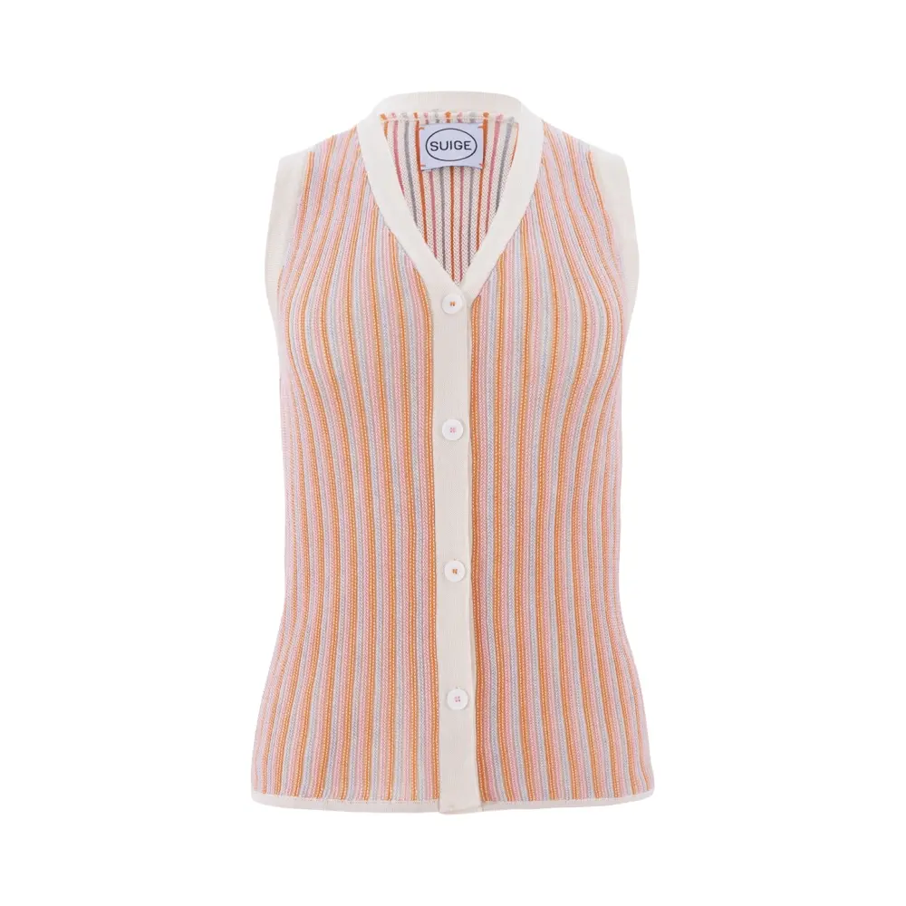 Жилет кашемировый Fancy Stripe