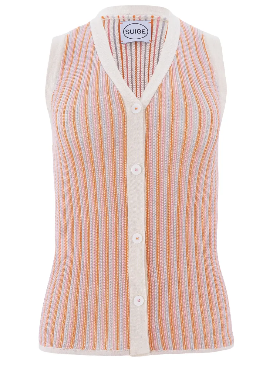 Жилет кашемировый Fancy Stripe