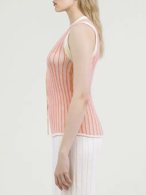 Жилет кашемировый Fancy Stripe SUIGE
