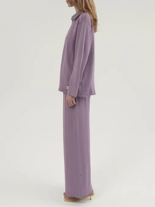 Рубашка хлопковая Early Lilac SUIGE