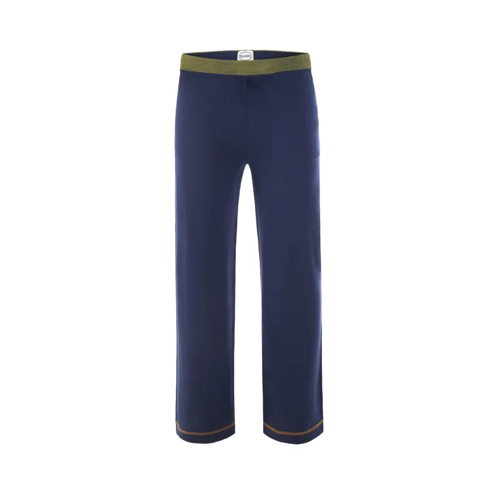 Брюки кашемировые Navy Deep