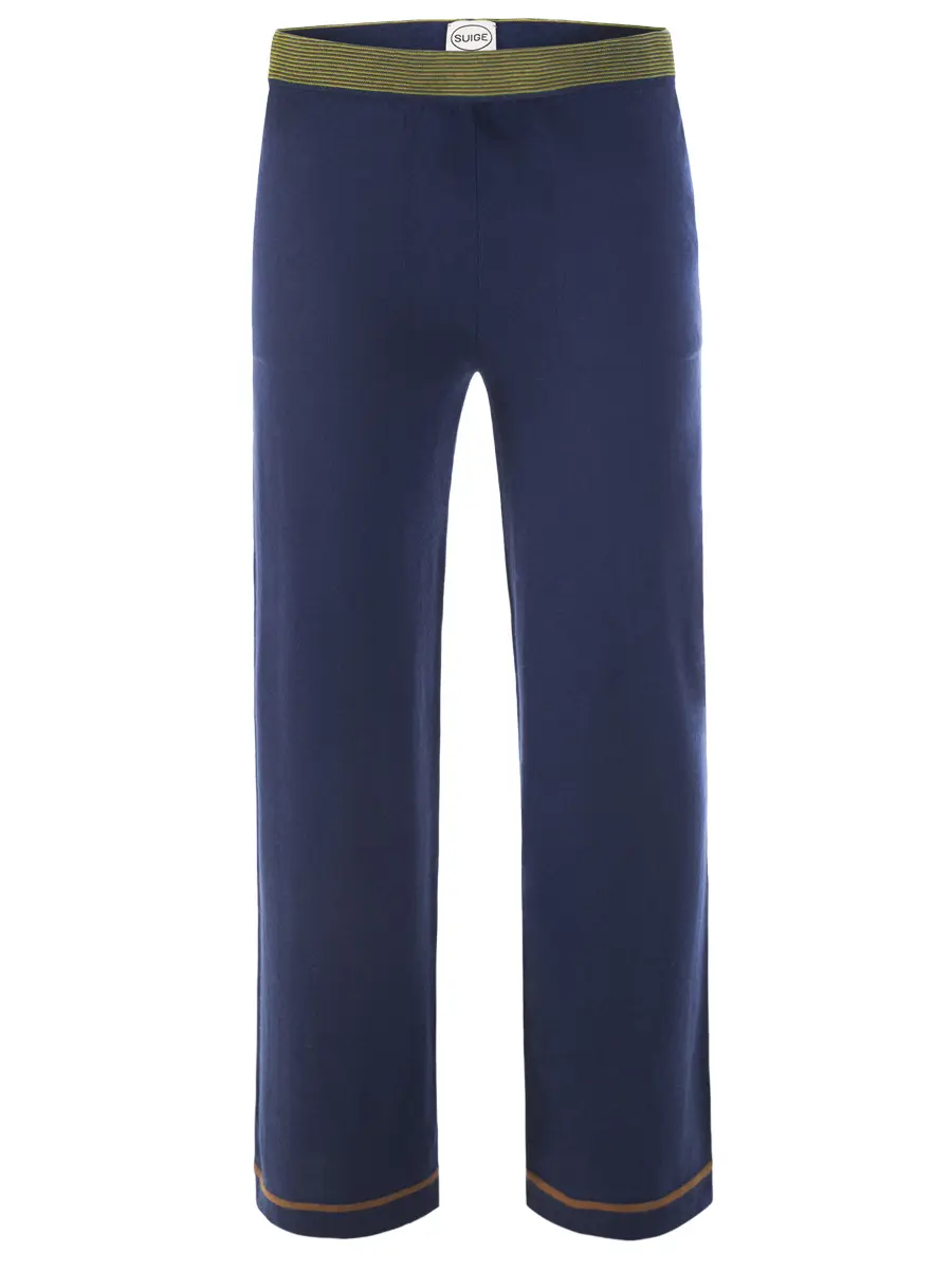 Брюки кашемировые Navy Deep