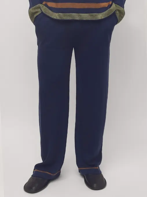 Брюки кашемировые Navy Deep SUIGE