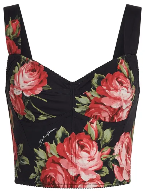 Топ хлопковый DOLCE & GABBANA