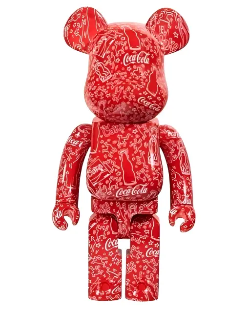 Статуэтка Bearbrick Coca-Cola Keith Haring 1000% MEDICOM TOY