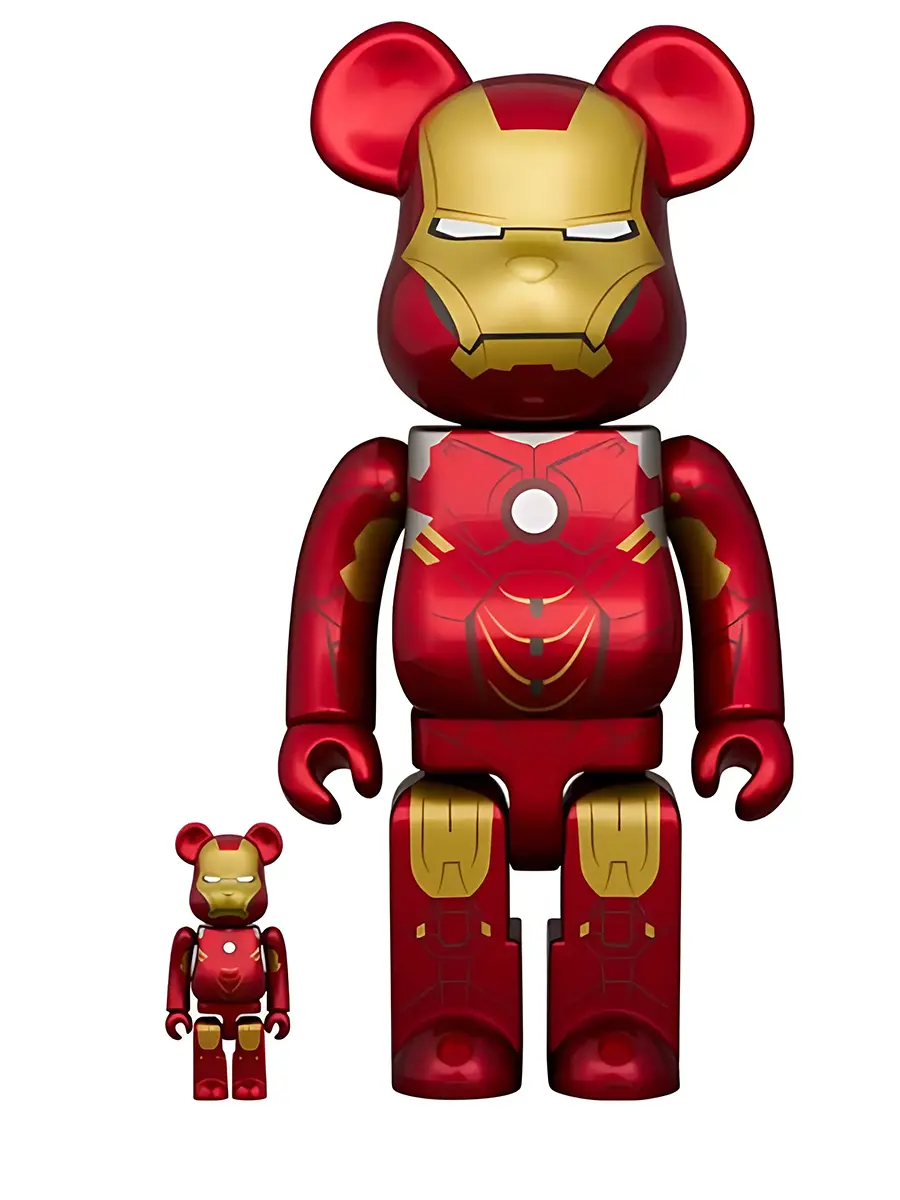 Статуэтка Bearbrick Iron Man Mark Iv Ver. 100% & 400%