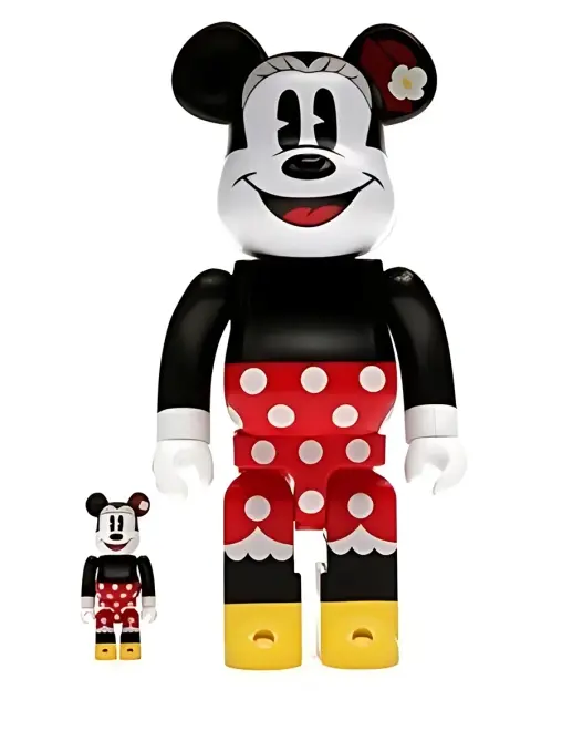 Статуэтка Bearbrick Minnie Mouse 100% & 400% MEDICOM TOY