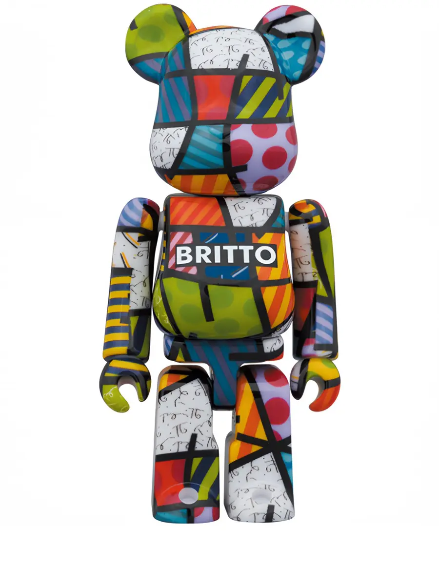 Статуэтка Bearbrick Romero Britto Heart 100% & 400%