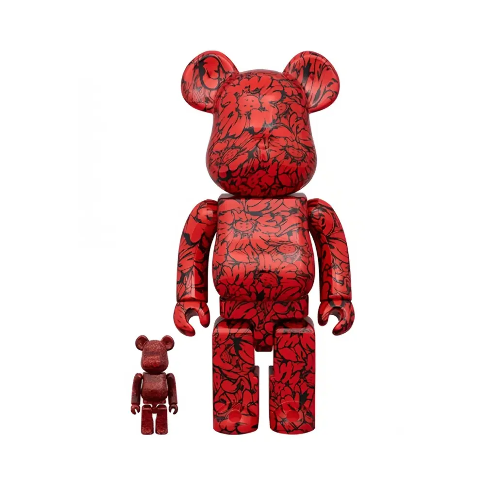 Статуэтка Bearbrick Shun Sudo Mr Scarlet 100% & 400%