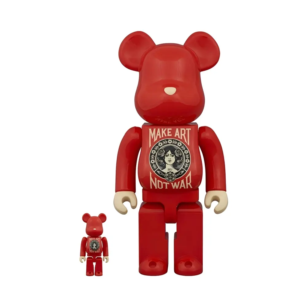 Статуэтка Dcon23 Bearbrick Make Art Not War 100% & 400%