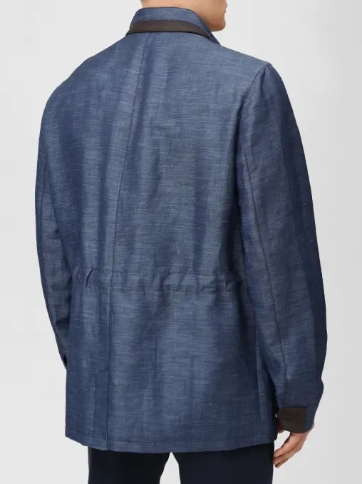 Куртка изо льна и шерсти SUIT FACTORY