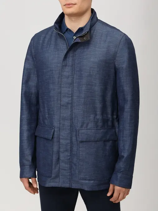 Куртка изо льна и шерсти SUIT FACTORY